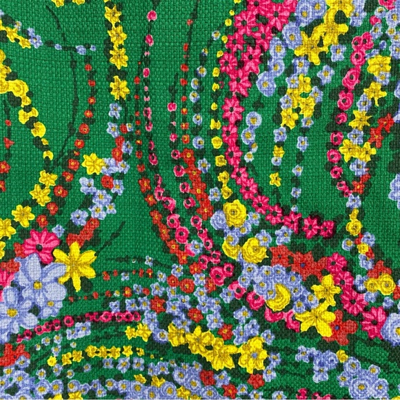 Talbot's Skirt Women's 6 Petite Green Modern Floral New Short Office Business - Picture 3 of 10